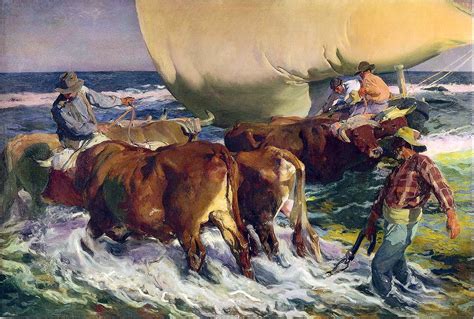 Joaquín Sorolla y Bastida - Sol de la tarde - Walk on the Beach ...