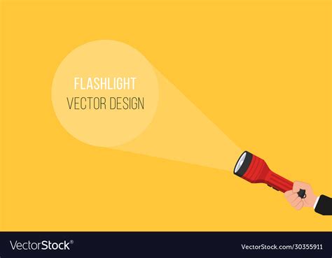 Flashlight for text Royalty Free Vector Image - VectorStock