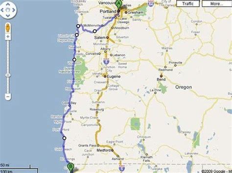 US Route 101 Map For Road Trip, Highway 101, 42% OFF