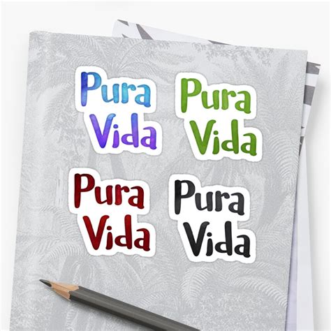 "Pura Vida" Sticker by hilary4 | Redbubble