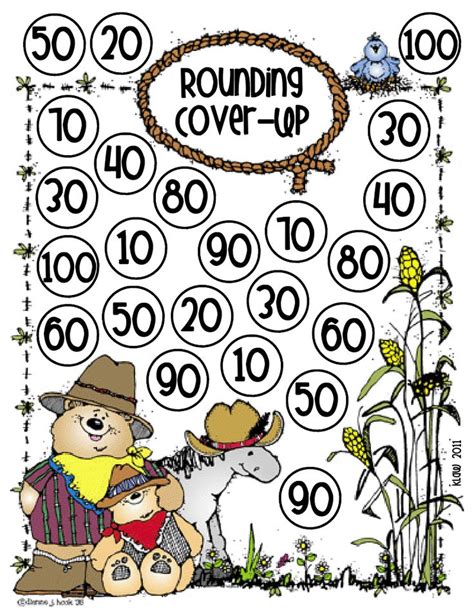 Here's a game for practicing rounding to the nearest 10. Post also includes a rounding chant and ...