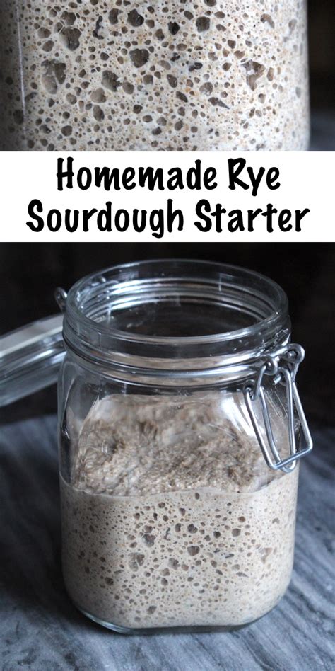 Homemade Rye Sourdough Starter