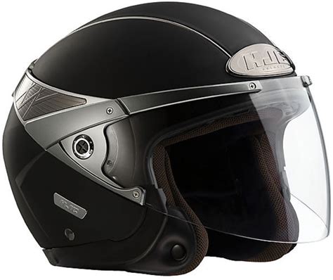 Jet Motorcycle Helmet HJC ARTY Dual Visor Matte Black For Sale Online - Outletmoto.eu