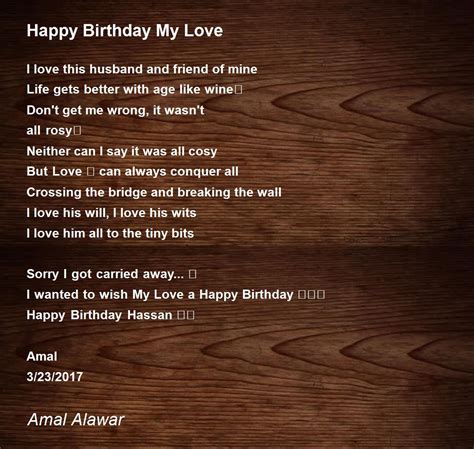 Romantic Happy Birthday Poems For Him