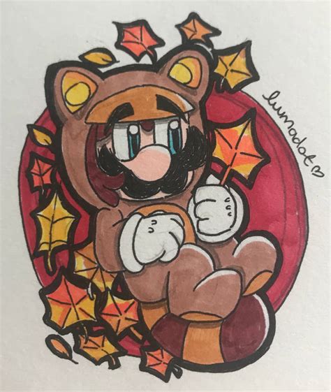 Tanooki Mario by lumadot on DeviantArt