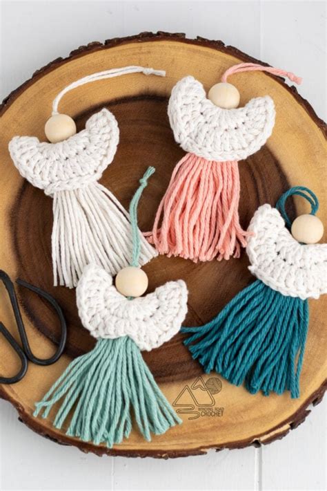 Crochet Angel Ornament Free Pattern and Video Tutorial - Winding Road Crochet