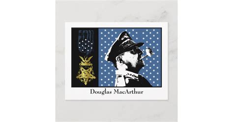 Douglas MacArthur - Medal of Honor Winner Postcard | Zazzle