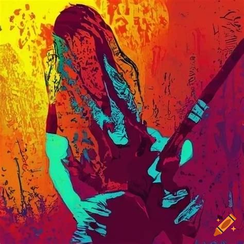 Grunge rock music poster featuring legendary artists on Craiyon