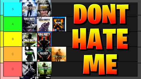 14 Call Of Duty Game Tier List - Games Tier List