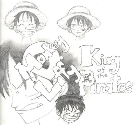 Luffy Sketches by Kahlii on DeviantArt