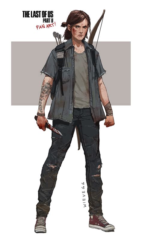 The Last of Us Part II Ellie Concept Art by Thomas Wievegg : r/thelastofus