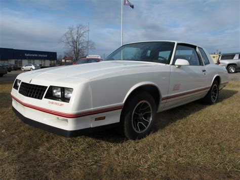 1988 Monte Carlo SS -Only 52,700 Miles -White/Maroon -Excellent -Factory Invoice for sale ...