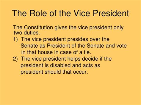 PPT - The Presidency PowerPoint Presentation - ID:6354567