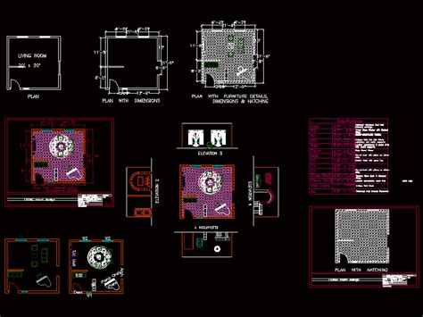 Autocad Drawings Interior Design