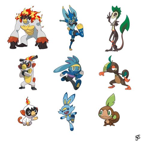 Pokemon All Starter Pokemon