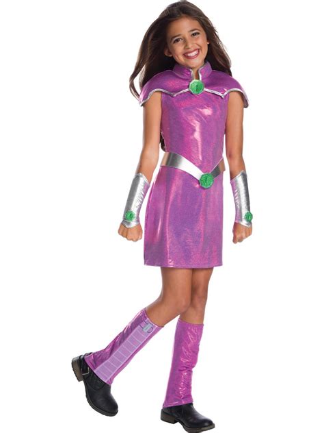 Starfire Deluxe Child Costume - PartyBell.com