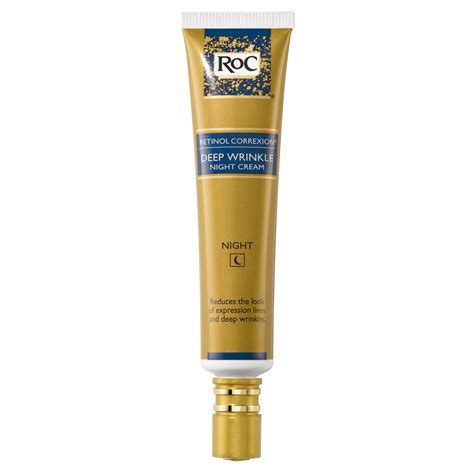 RoC Retinol Correxion Deep Wrinkle Night Face Cream with RoC Retinol ...