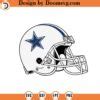 Dallas Cowboys Helmet SVG, Dallas Cowboys Logo SVG, NFL Football Team SVG File - Doomsvg