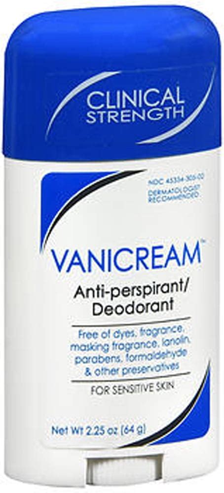 Vanicream Antiperspirant Deodorant for Sensitive Skin, 2.25 Oz. - Walmart.com