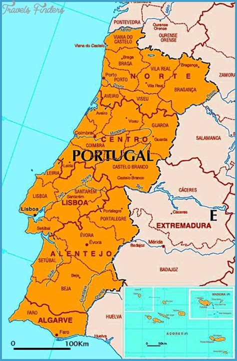 Portugal Metro Map - TravelsFinders.Com