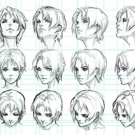 Anime Head Angle Reference - animeoppaid