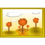 Fall landscape | Free SVG
