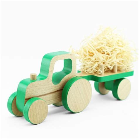 Wooden Toy Tractor