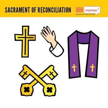 Sacrament of Reconciliation/Confession Clip Art | Sacrament, Catholic ...