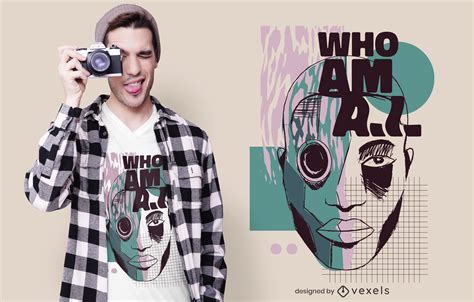 Who Am Ai T-shirt Design Vector Download