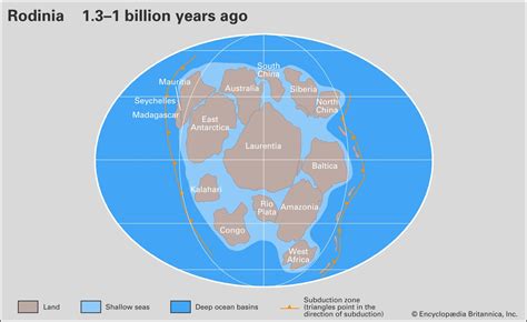 Rodinia | Formation, Breakup, & Facts | Britannica