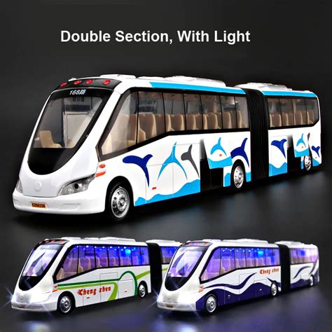 City Bus Toy MTA Metro Travelling Bus vehicle models 15'' Die Cast City ...