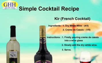 France Style Cocktail - Wine Importer & Distributor Singapore | Golden ...