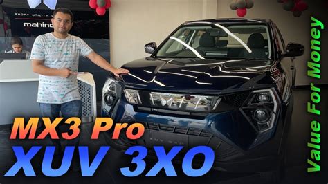 Mahindra XUV 3XO MX3 Pro Car Review: Features, Performance, and More! 7 ...