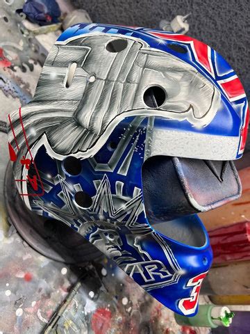 New Igor Shesterkin 2023 Goalie Mask In the Making! – Goalie Mask Collector