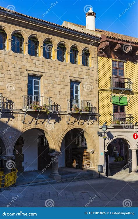 The Architectural Complex Poble Espanyol of the Traditional ...