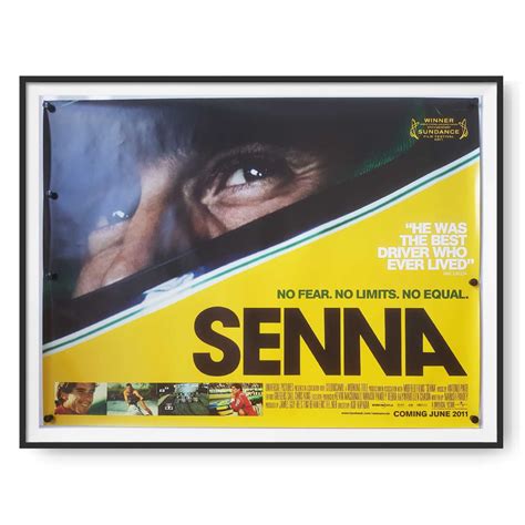 Senna (2010) UK Quad Poster - Cinema Poster Gallery