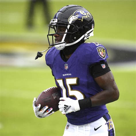 Ravens' Marquise Brown Appears to Call Out Lack of Touches After Steelers Loss | News, Scores ...