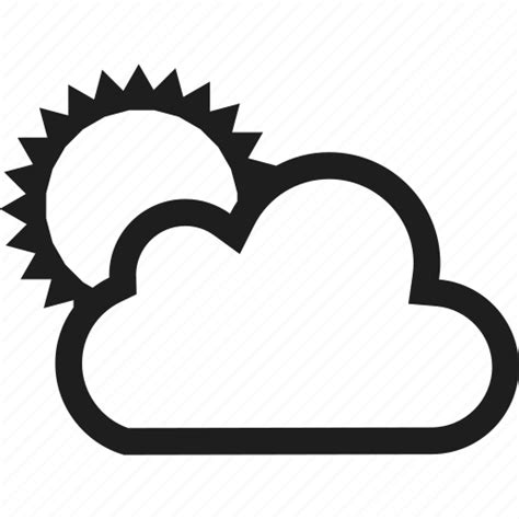 Cloudy, partly cloudy, sun, sunny, weather icon - Download on Iconfinder