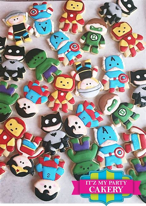 Hero Character Cookies 1 Dozen - Etsy