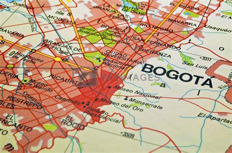 Bogota City map. by FER737NG Vectors & Illustrations Free download - Yayimages