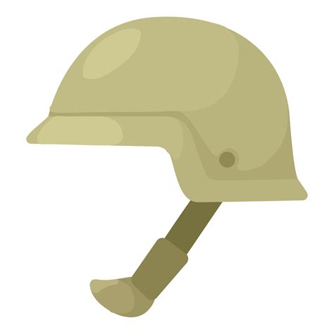 Soldier helmet icon, cartoon style 15212332 Vector Art at Vecteezy