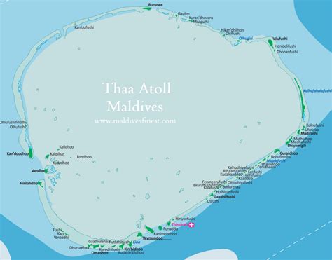 Maldives Map With Resorts, Airports and Local Islands 2024