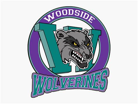 Woodside Wolverines Logo - Woodside High School Mascot , Free Transparent Clipart - ClipartKey