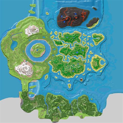 Explorer Map (The Center) - Official ARK: Survival Evolved Wiki