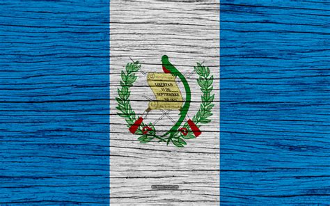 Download wallpapers Flag of Guatemala, 4k, North America, wooden ...