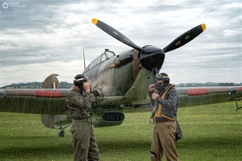 Hawker Hurricane XII “Z5140” G-HURI Pilots by David Stoddart | Hawker ...