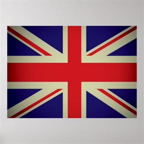 British flag design poster | Zazzle