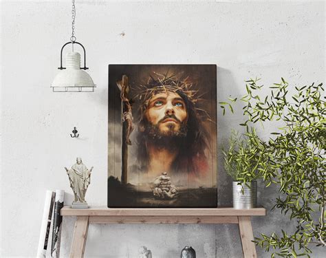 Canvas Jesus Art Painting God Wall Art Home Decor Gift for - Etsy