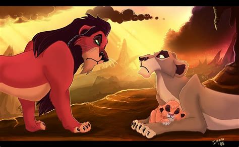 Scar, Vitani and Zira - Scar and Zira Fan Art (24632226) - Fanpop