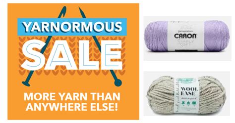 JoAnn Yarnormous Yarn Sale Starting at $1.49 :: Southern Savers